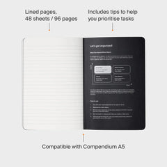 Notebook A5 - 3 Pack